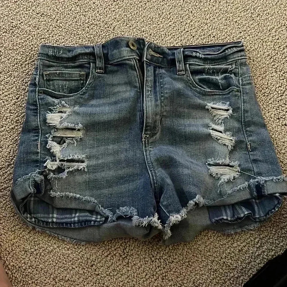 Sneak Peek Pants - Sneak peek denim shorts size Small